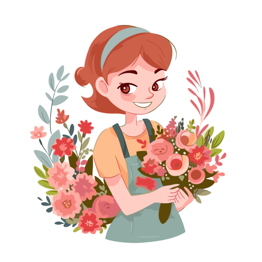 —Pngtree—florist clipart illustration of a_11076515